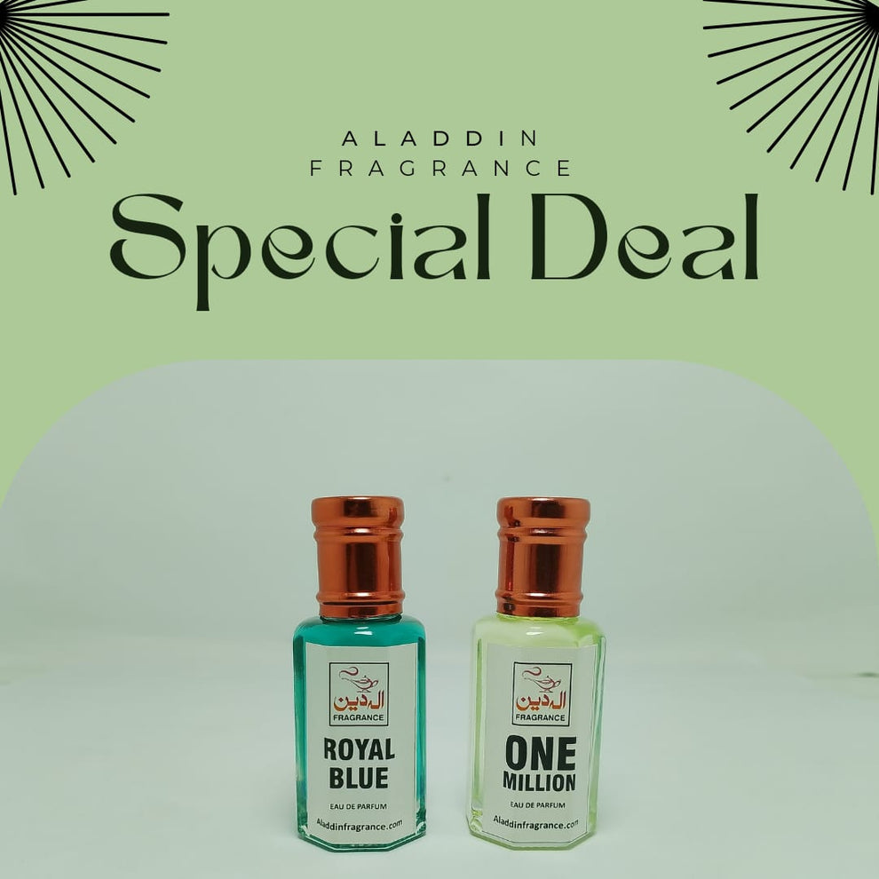ROYAL BLUE & ONE MILLION 2 IN 1 FRAGRANCE DEAL /TOP SELLING