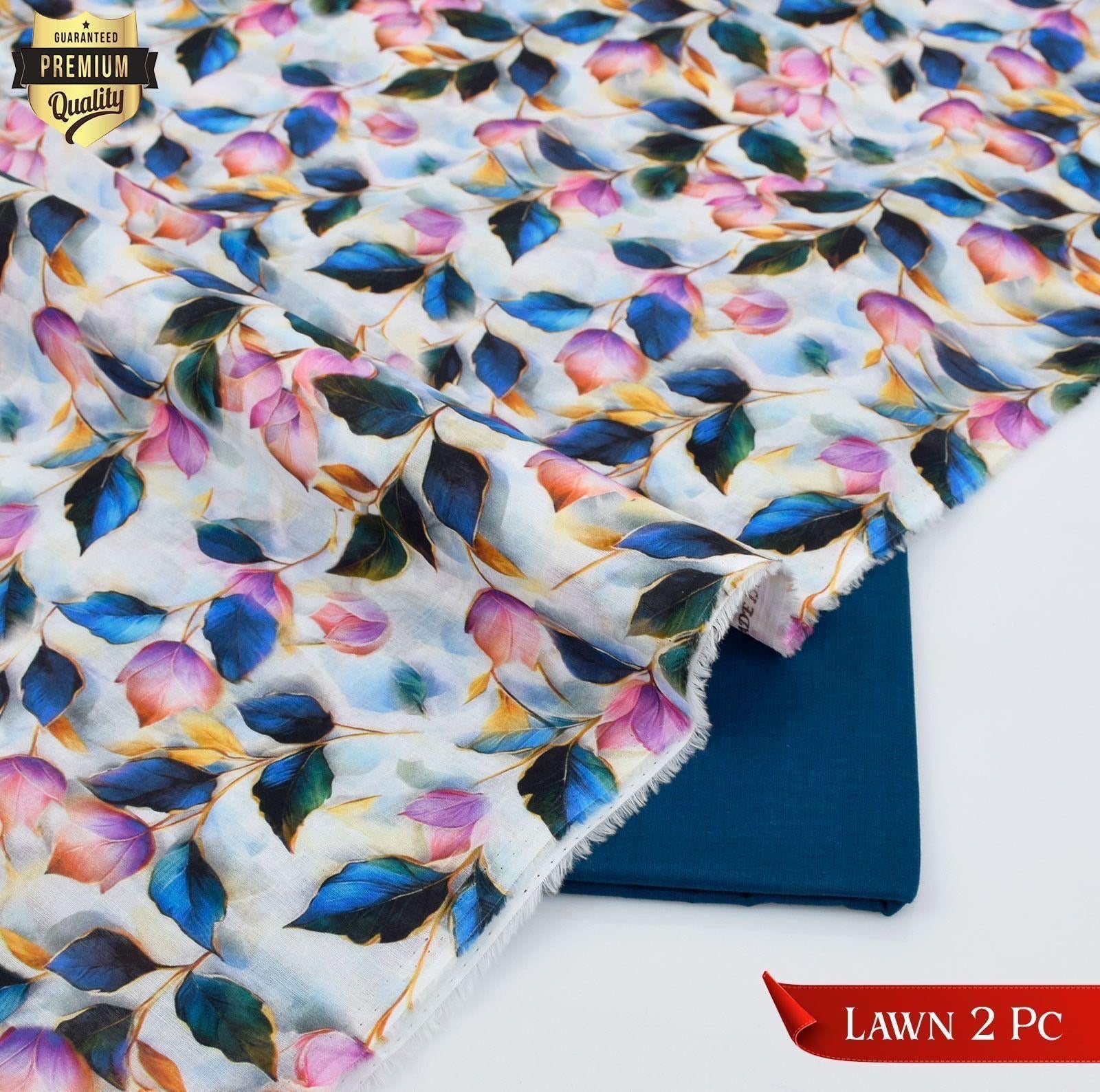Digital print 2pc lawn