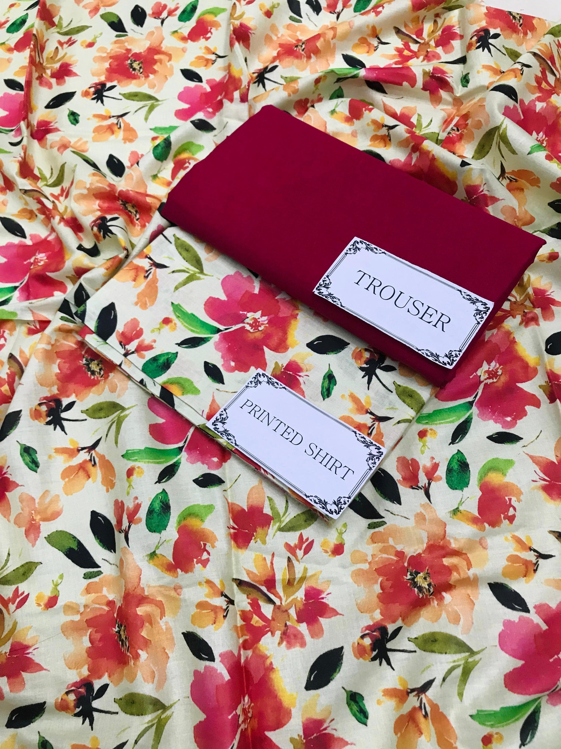 Digital print 2pc lawn