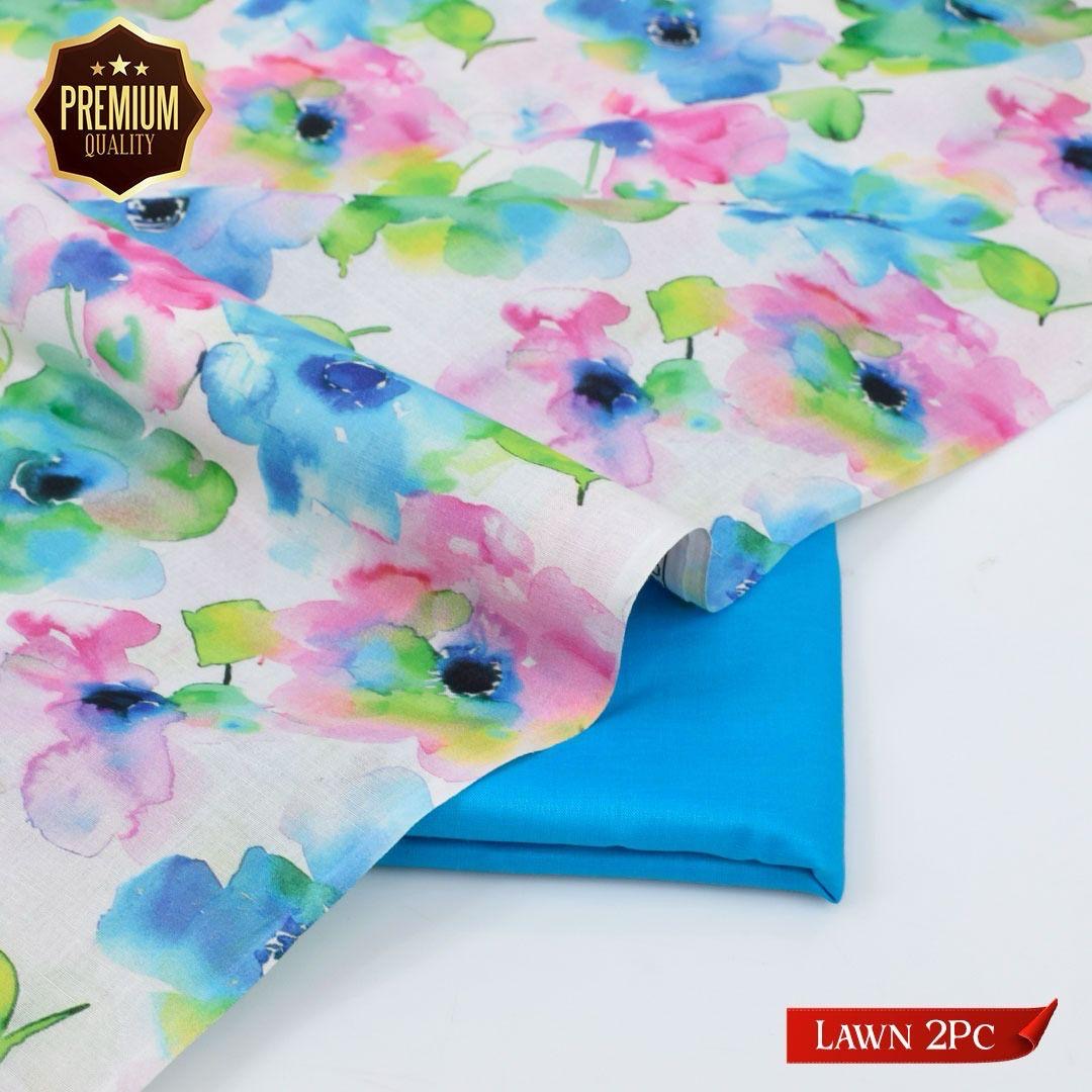 Digital print 2pc lawn