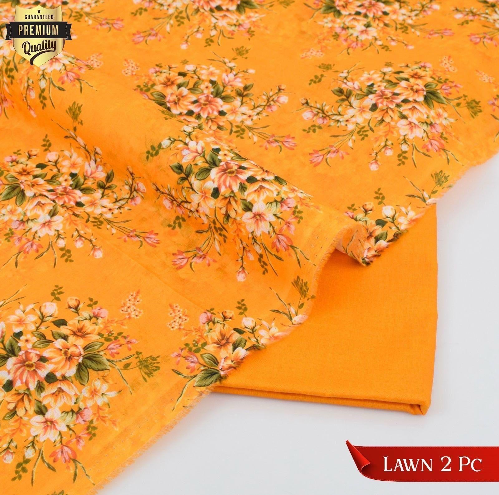 Digital print 2pc lawn