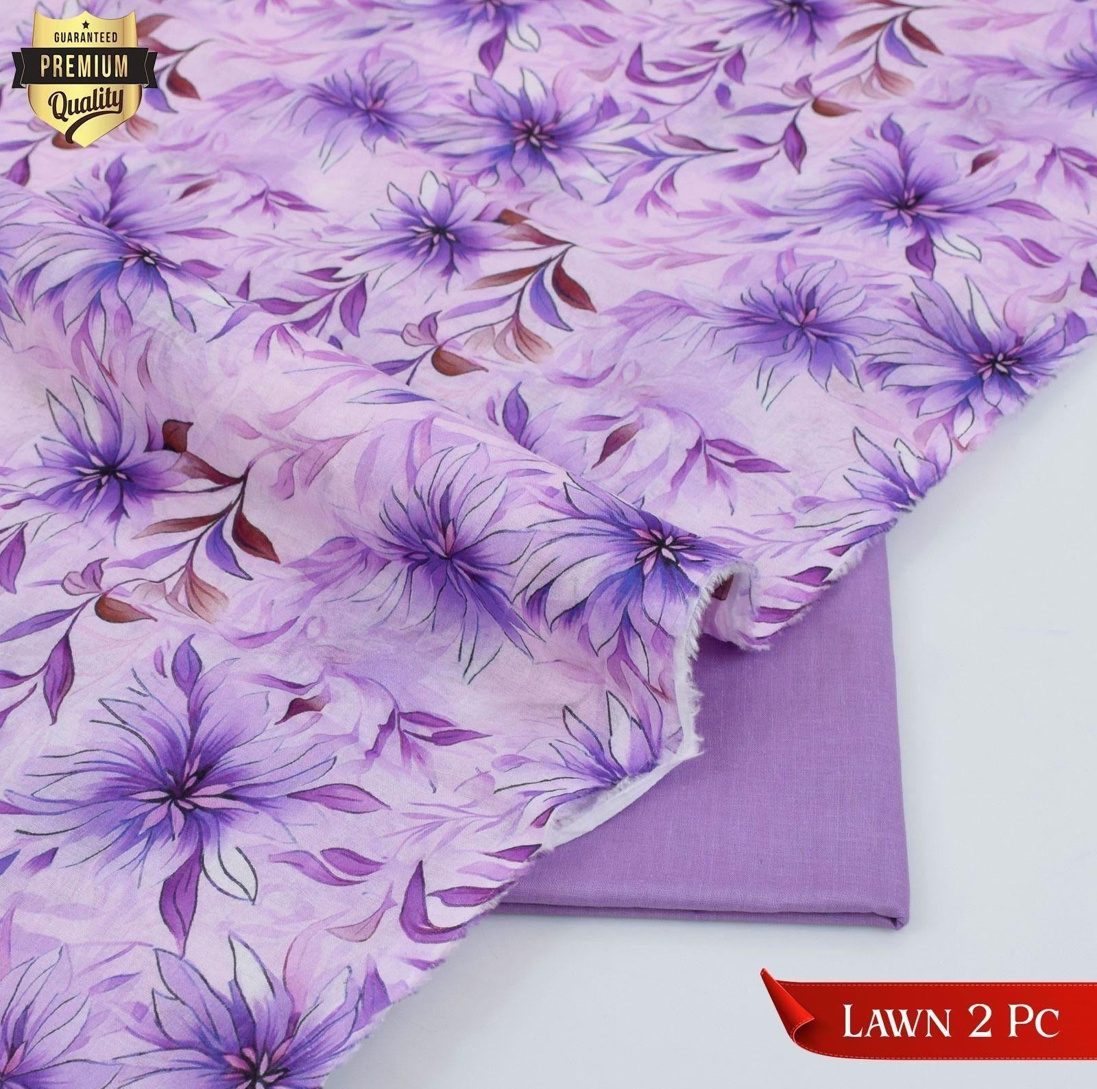 Digital print 2pc lawn
