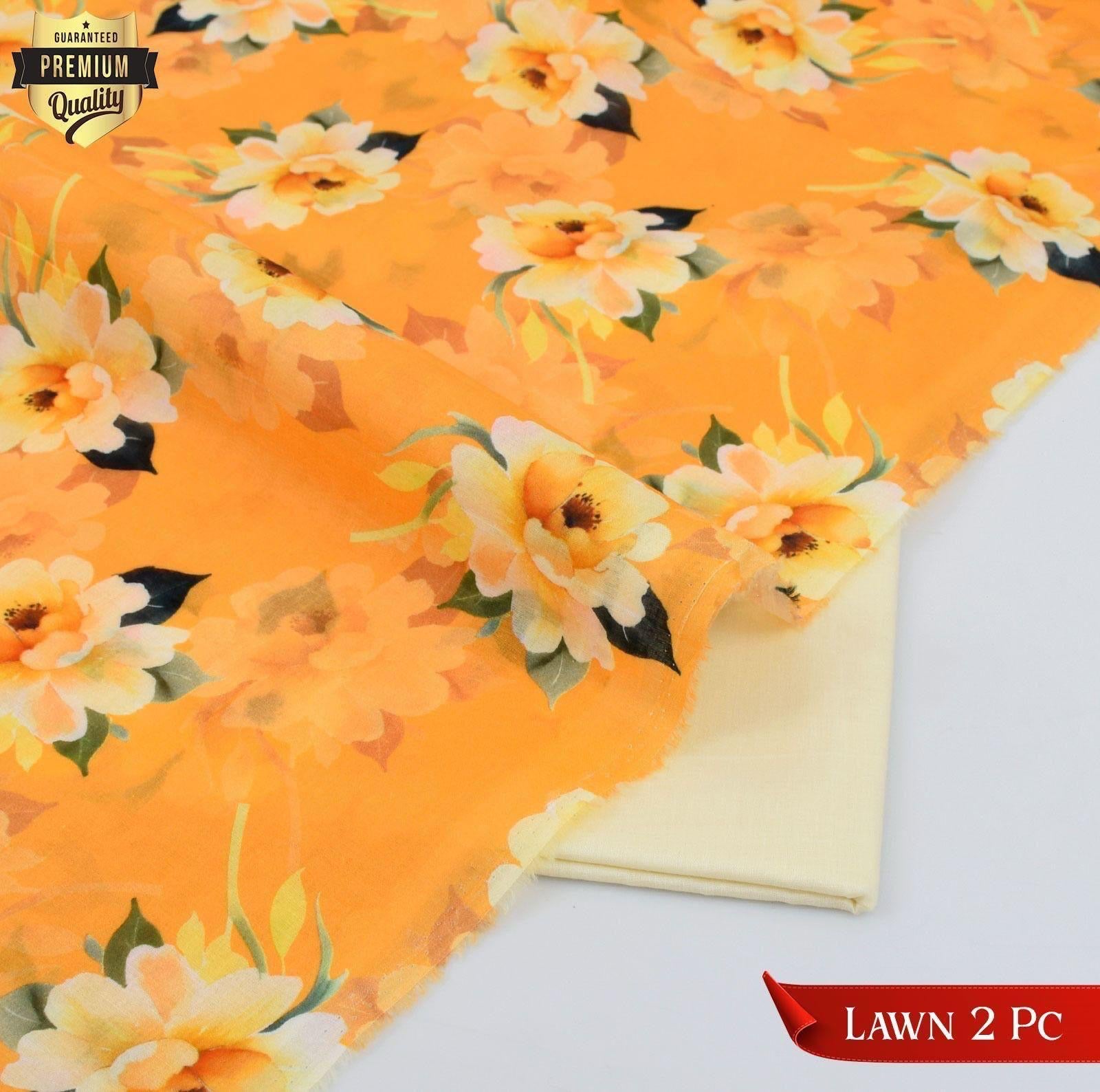 Digital print 2pc lawn
