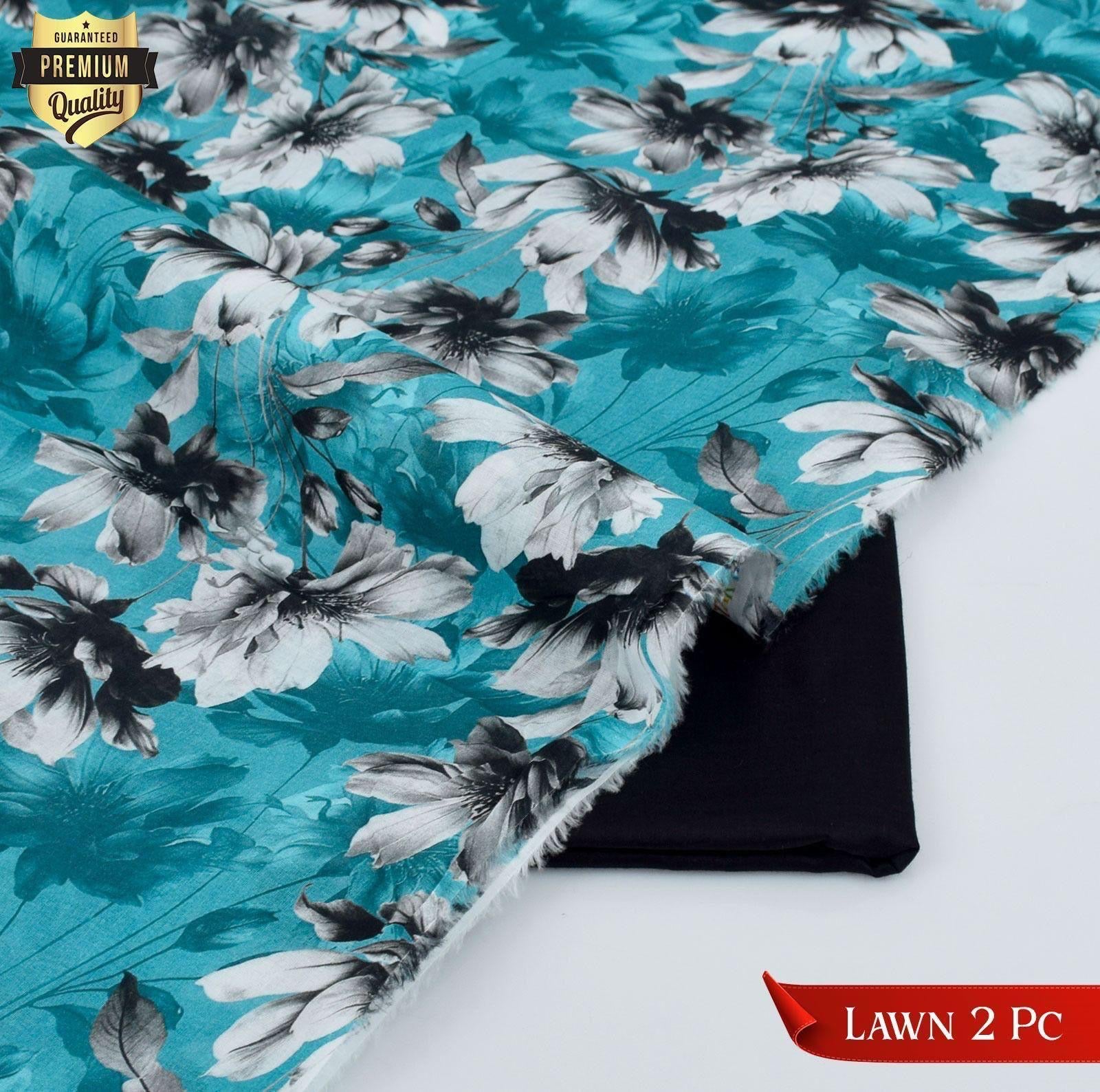 Digital print 2pc lawn