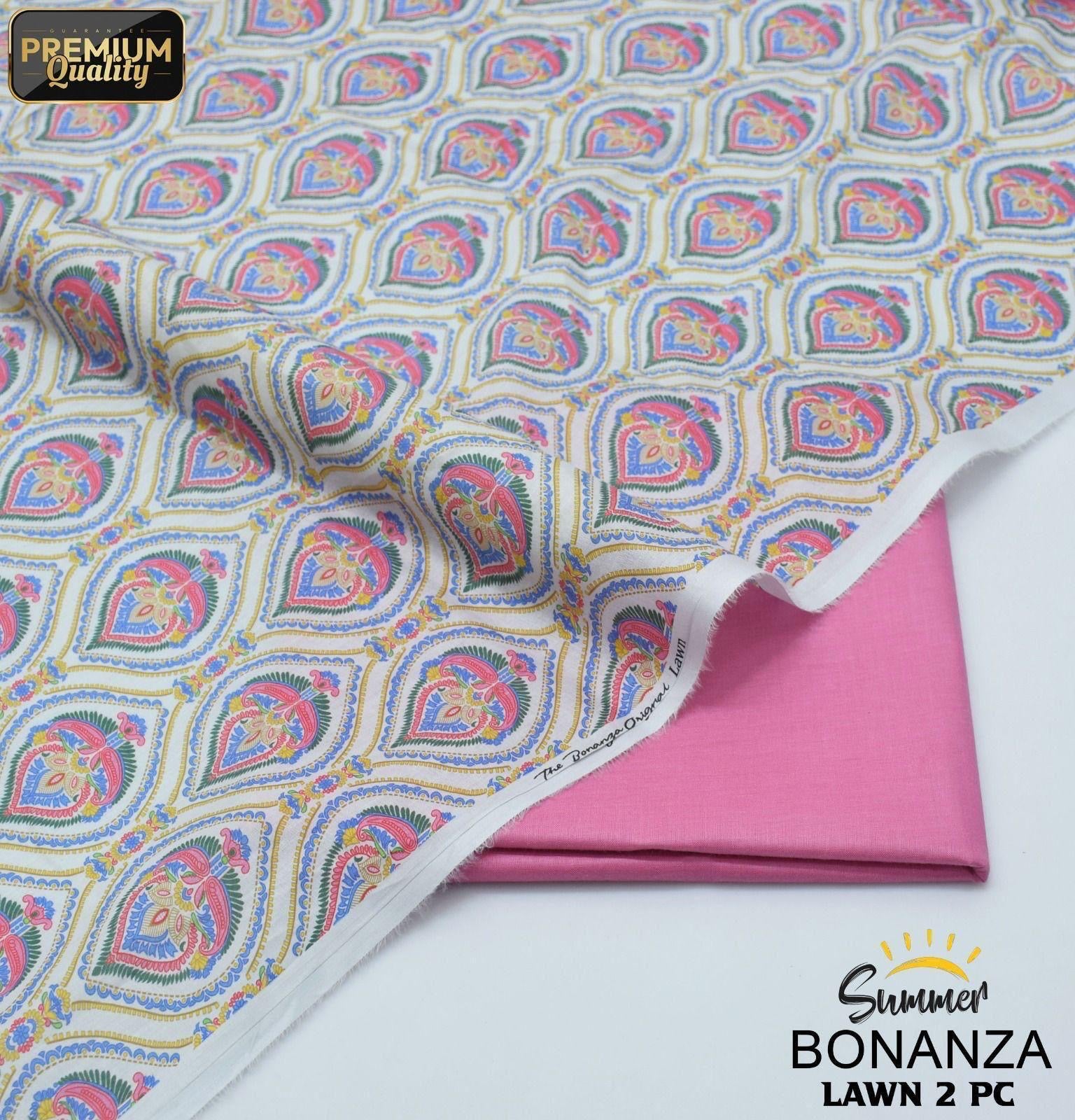 Digital print 2pc lawn