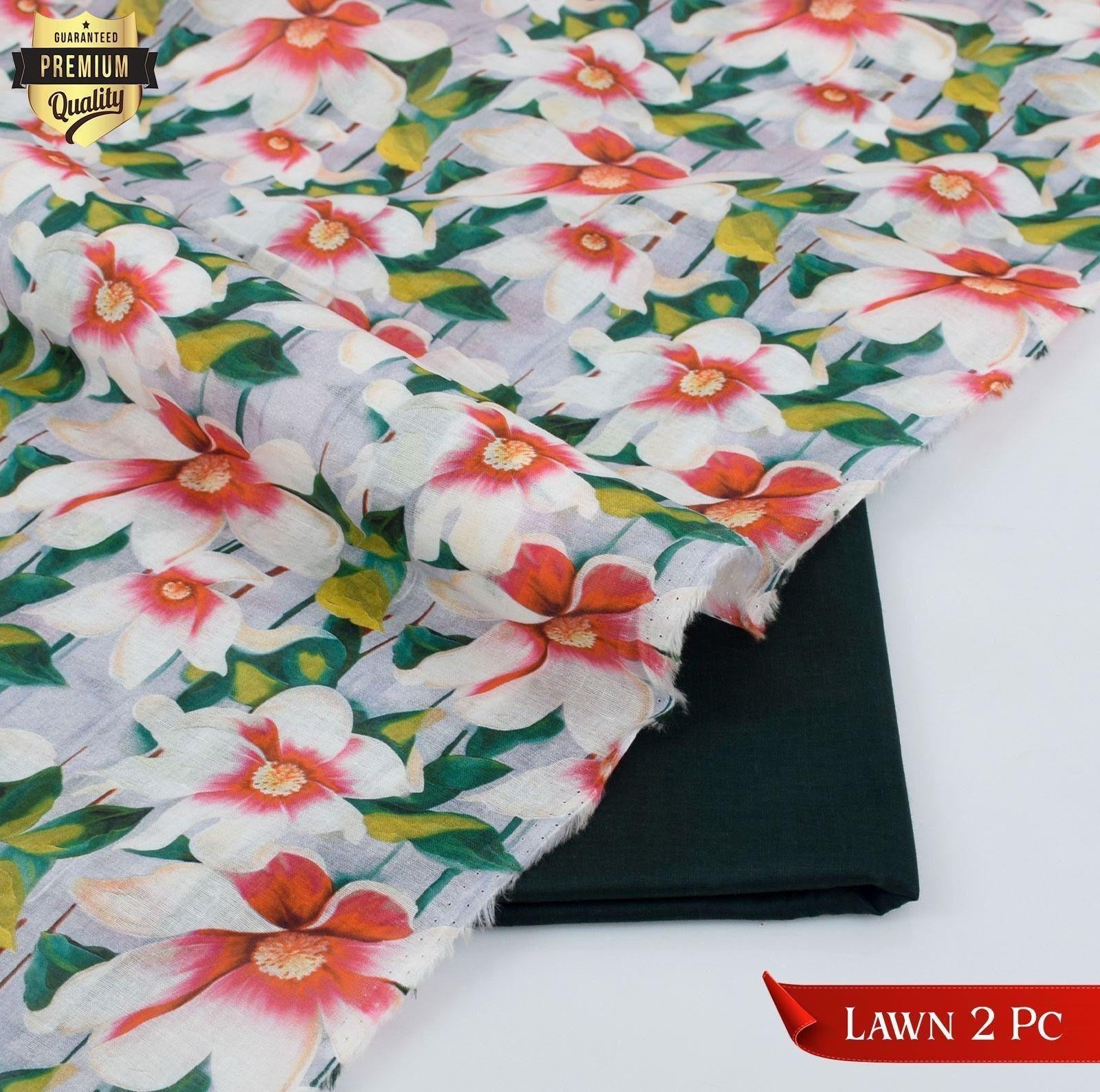 Digital print 2pc lawn