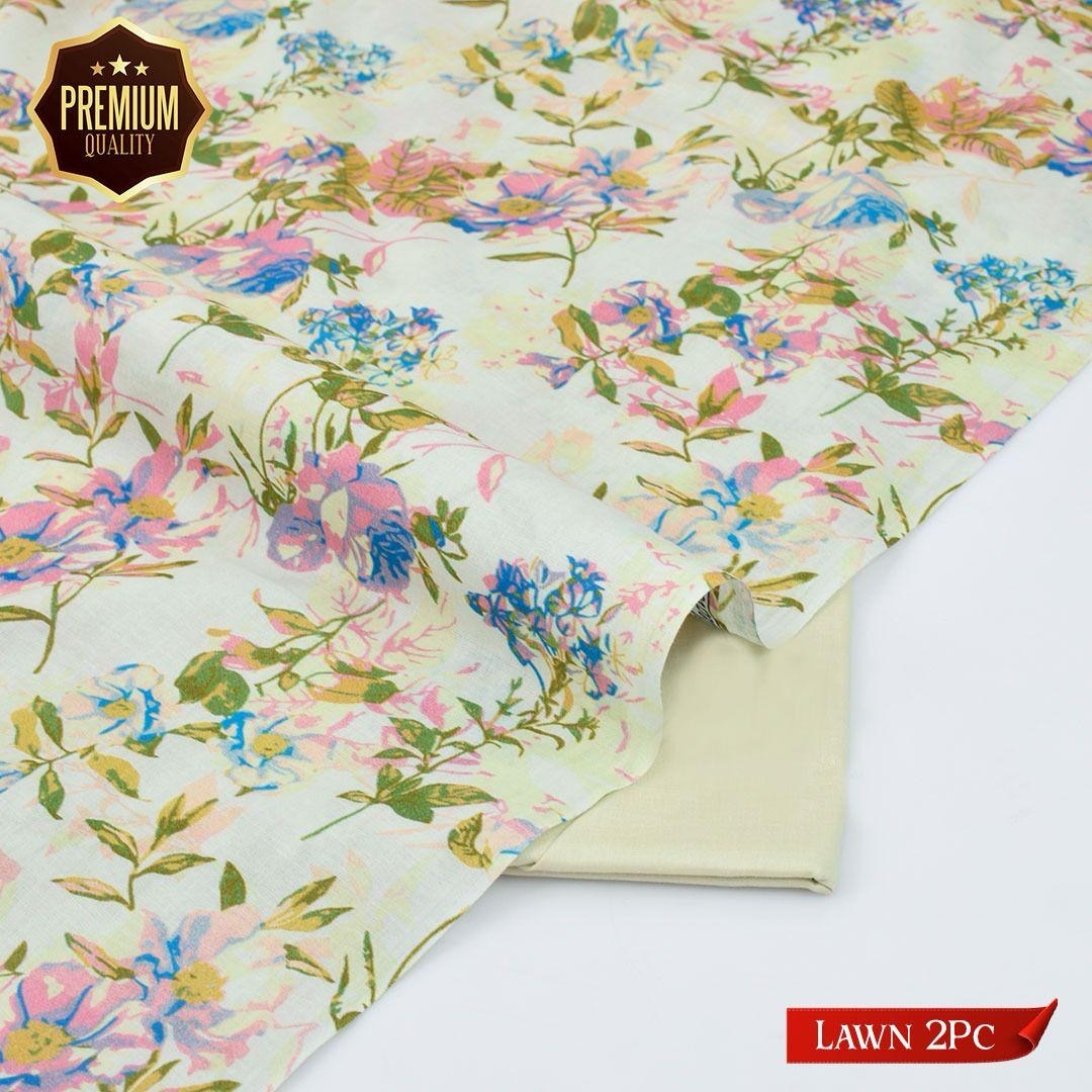 Digital print 2pc lawn