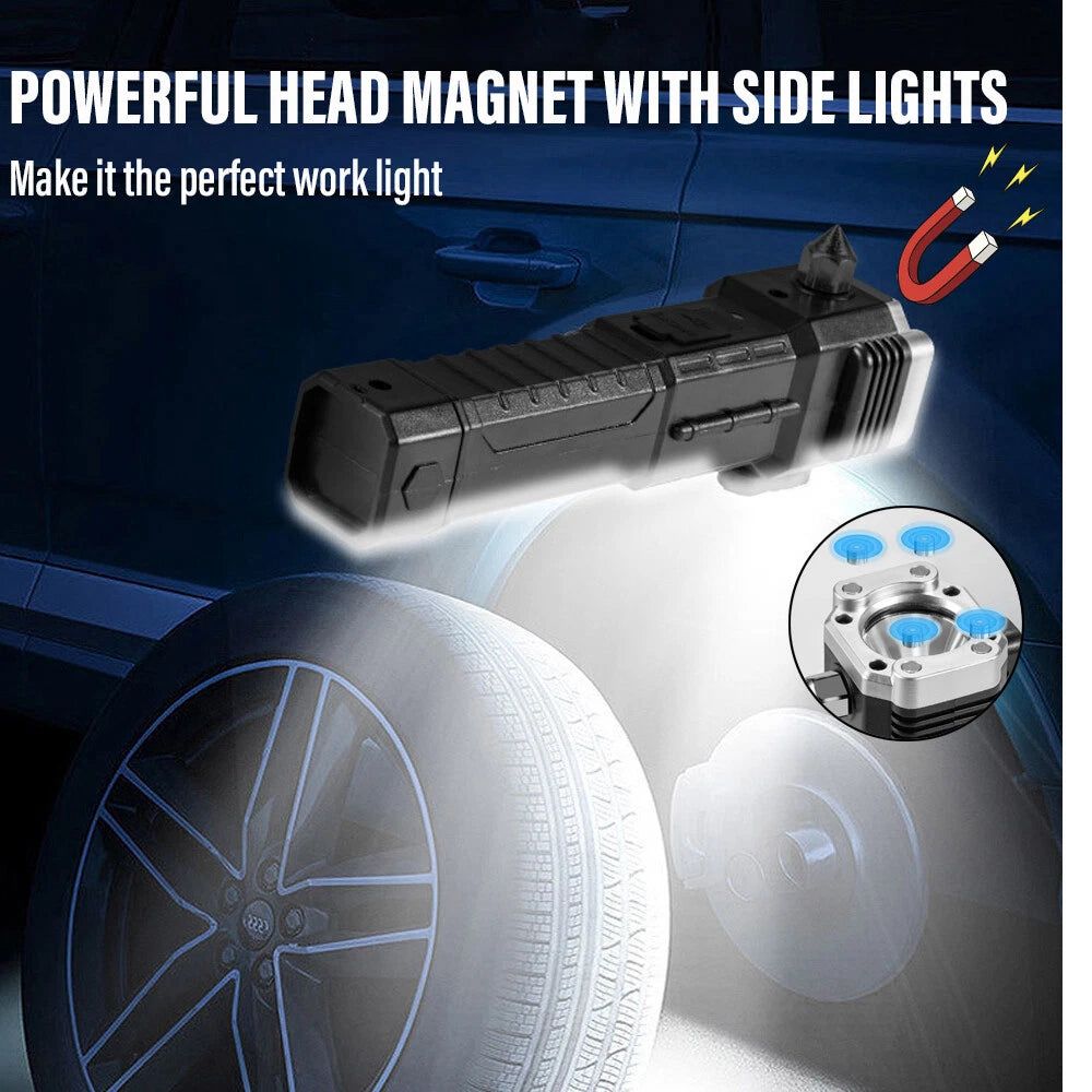 LED Emergency Work Light Flashlight Torchlight with Hammer