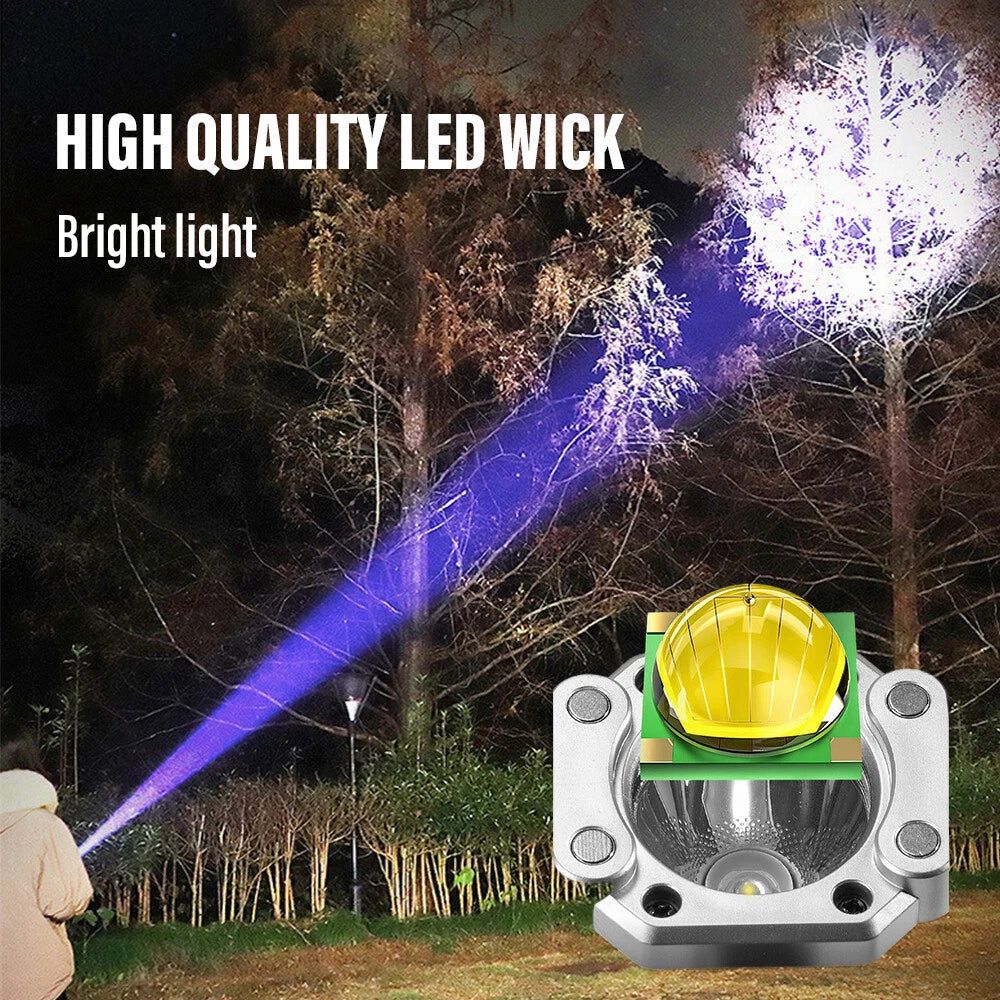LED Emergency Work Light Flashlight Torchlight with Hammer