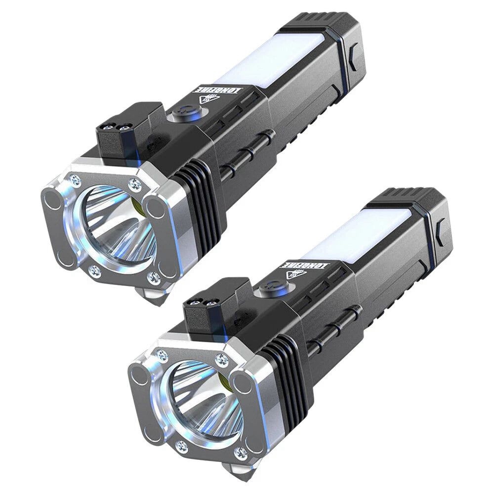 LED Emergency Work Light Flashlight Torchlight with Hammer